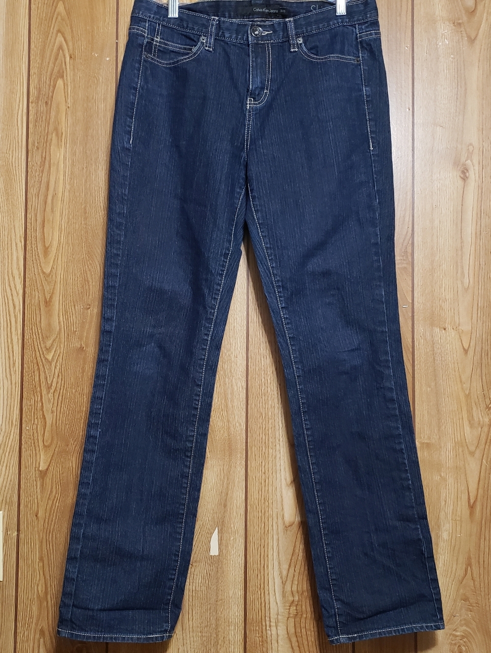 Calvin Klein Jeans Womens 10 Blue Denim 5 Pocket Skinny Classic Cotton
